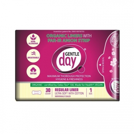 48 x GENTLE DAY Wkładki panty z paskiem anionowym FAR-IR ANION EKO 30 szt